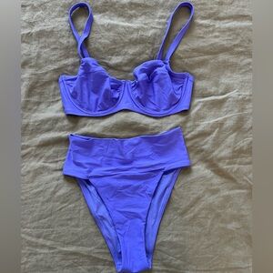 Aerie Purple Bikini